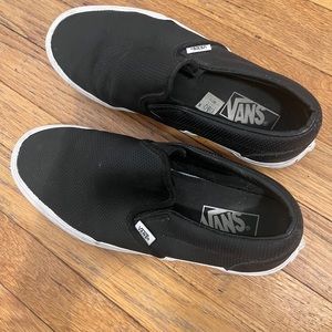 Vans Perf Leather Slip on size 9 (Black)